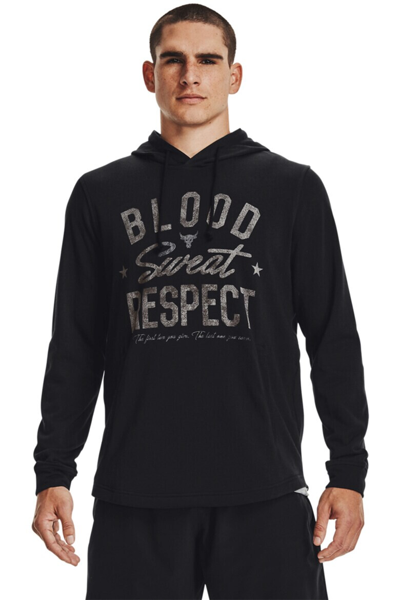 Under Armour Фитнес худи Rock с принт - Pepit.bg
