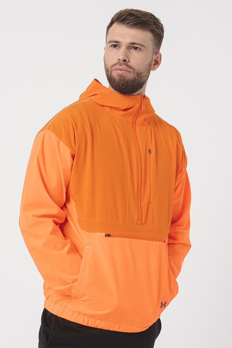 Under Armour Фитнес худи с джоб с цип - Pepit.bg