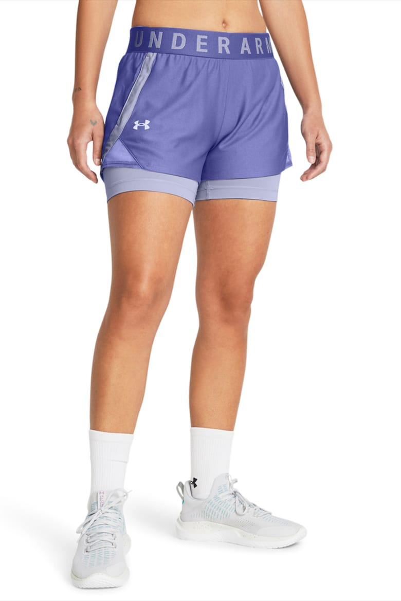 Under Armour Фитнес шорти Play Up с дизайн 2 в 1 - Pepit.bg