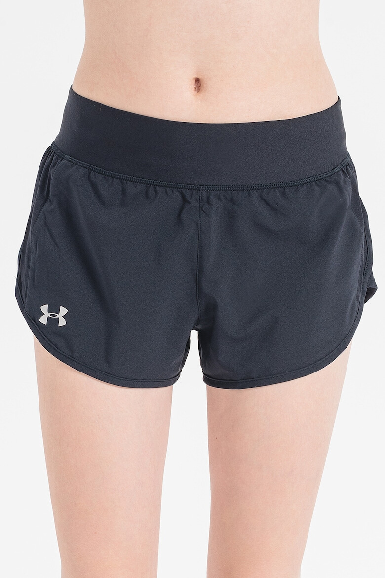 Under Armour Фитнес шорти Speedpocket със светлоотразително лого - Pepit.bg