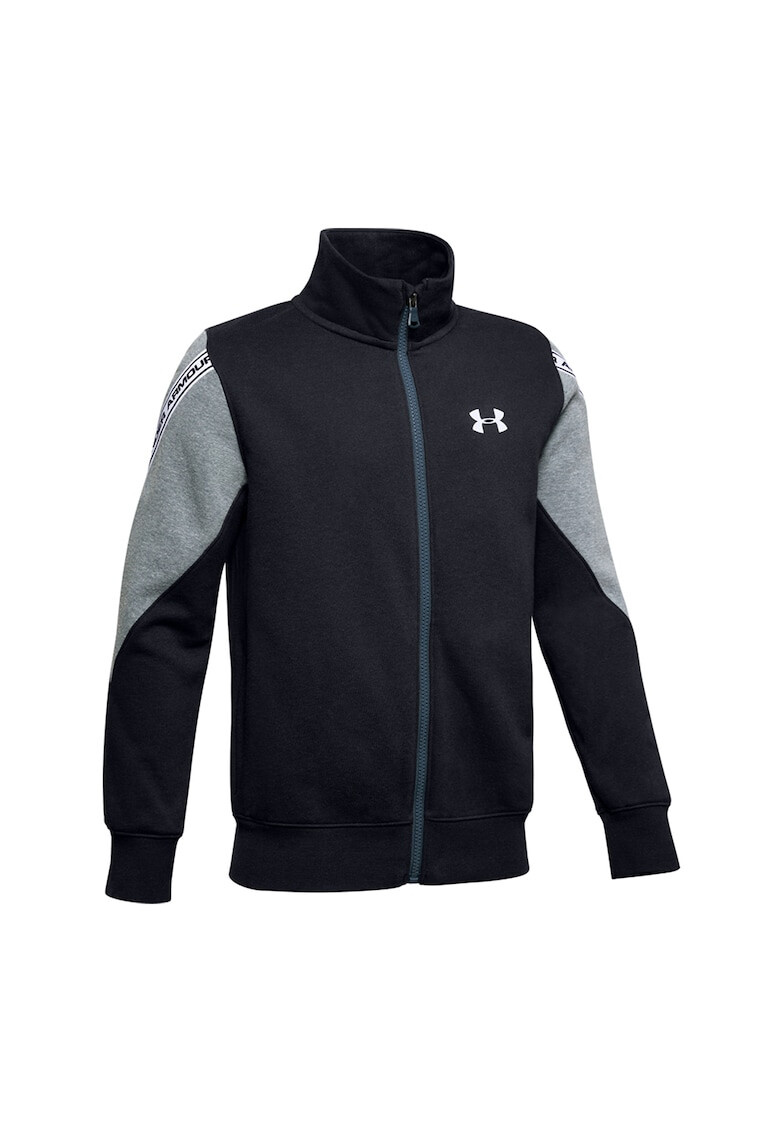 Under Armour Фитнес суитшърт Sportstyle с цип Черен/Сив S - Pepit.bg