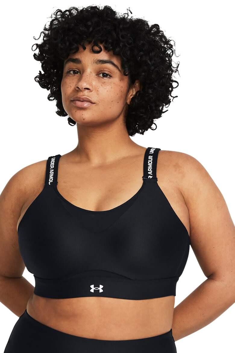 Under Armour Фитнес сутиен Infinity High 2.0 с регулируеми презрамки - Черен - Pepit.bg