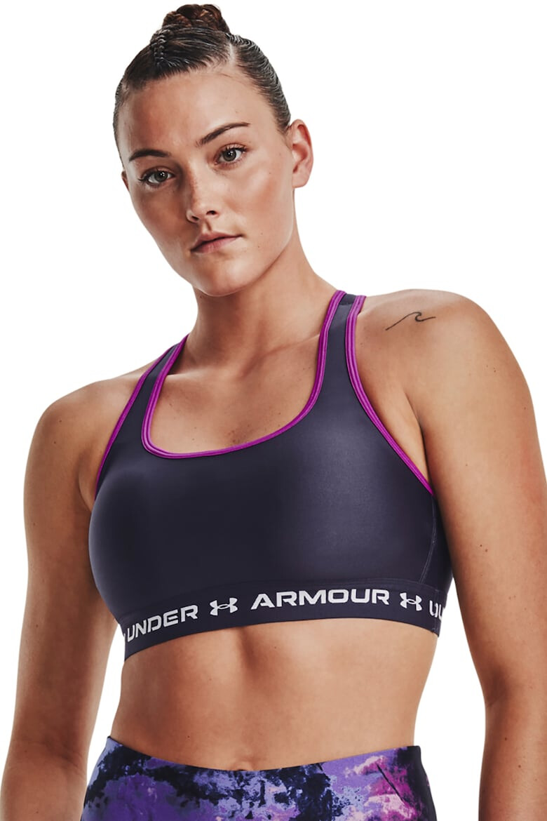 Under Armour Фитнес бюстие с кръстосан гръб - Pepit.bg