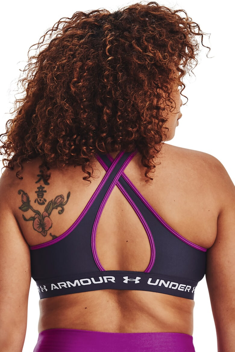 Under Armour Фитнес бюстие с кръстосан гръб - Pepit.bg