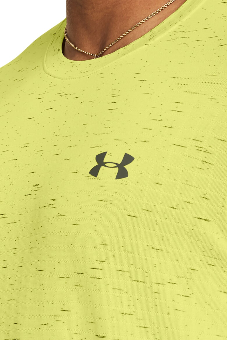 Under Armour Фитнес тениска Grid с безшевен дизайн - Pepit.bg