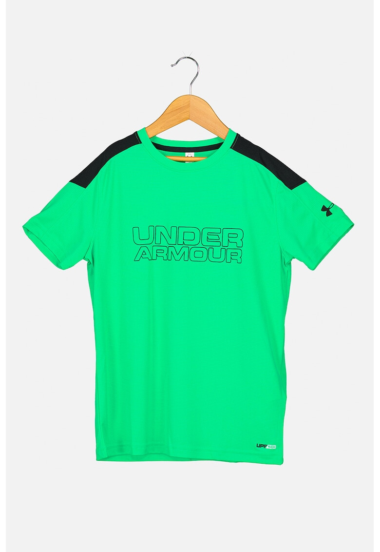 Under Armour Фитнес тениска Heatgear Active с цветен блок - Pepit.bg