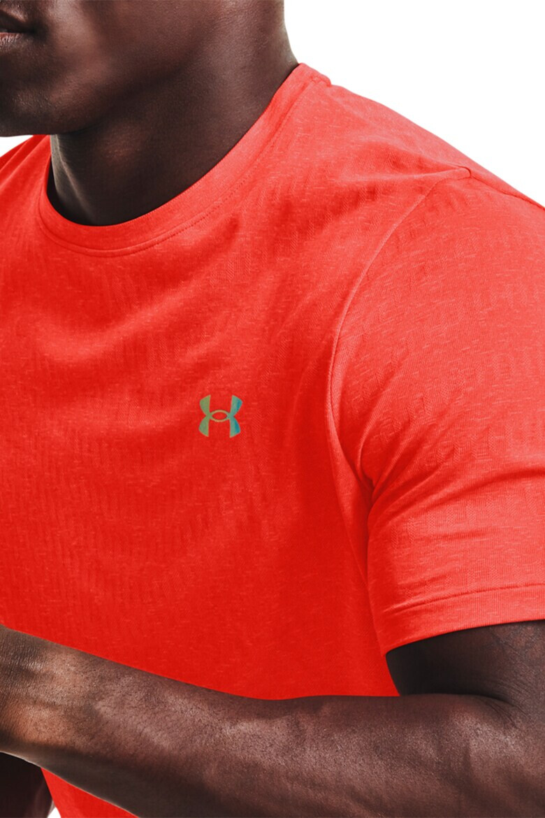 Under Armour Фитнес тениска Rush с овално деколте - Pepit.bg