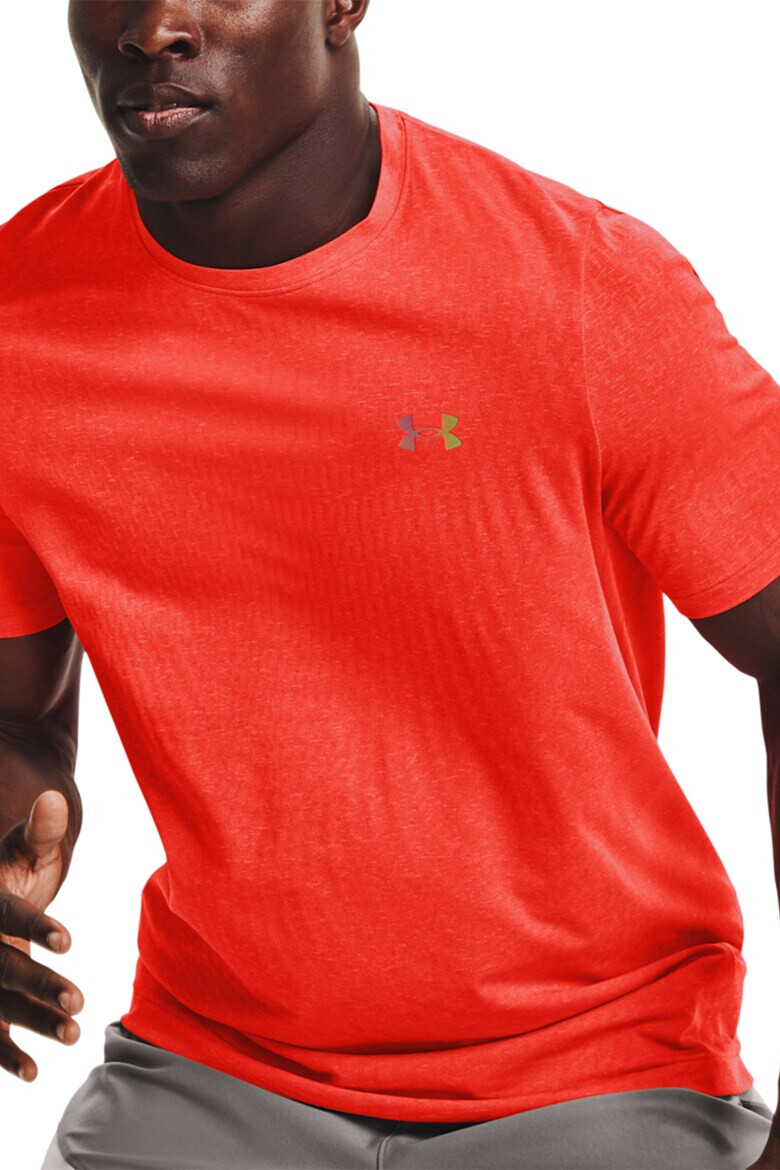 Under Armour Фитнес тениска Rush с овално деколте - Pepit.bg