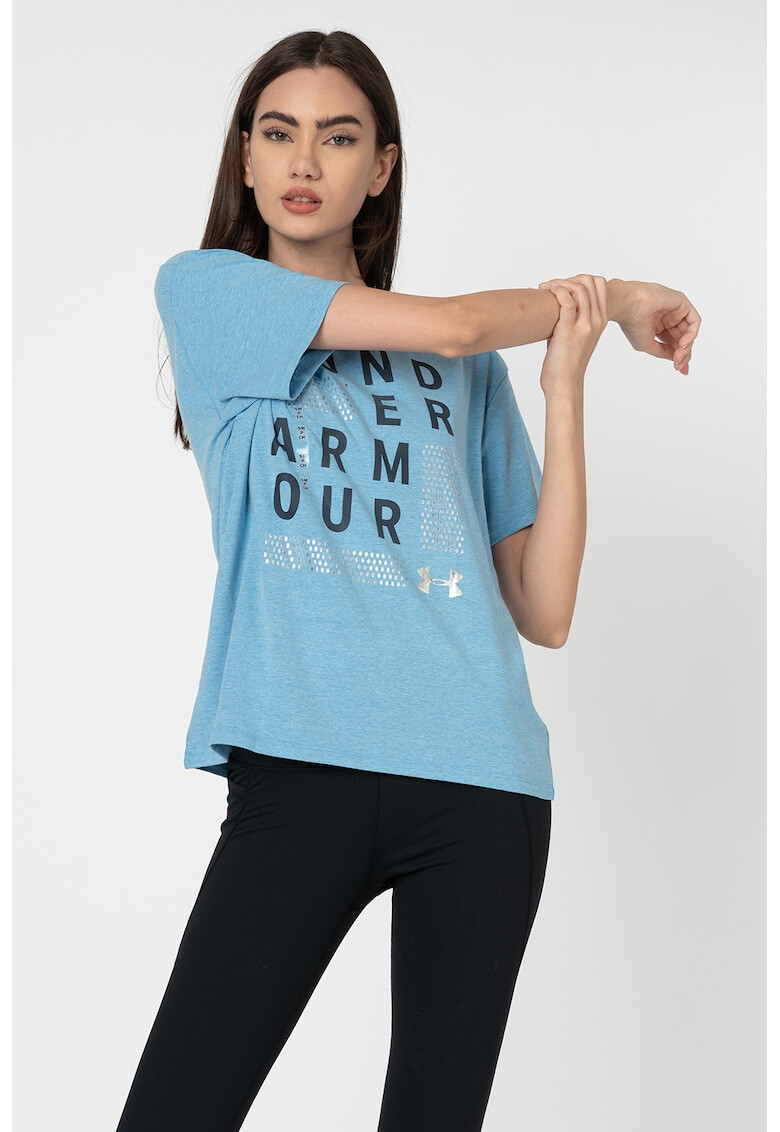 Under Armour Фитнес тениска с лого - Pepit.bg
