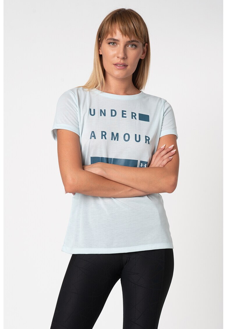 Under Armour Фитнес тениска с лого - Pepit.bg