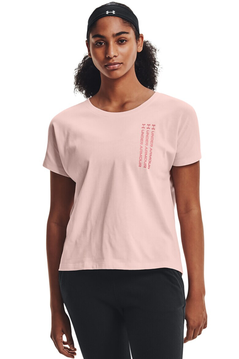 Under Armour Фитнес тениска с лого - Pepit.bg