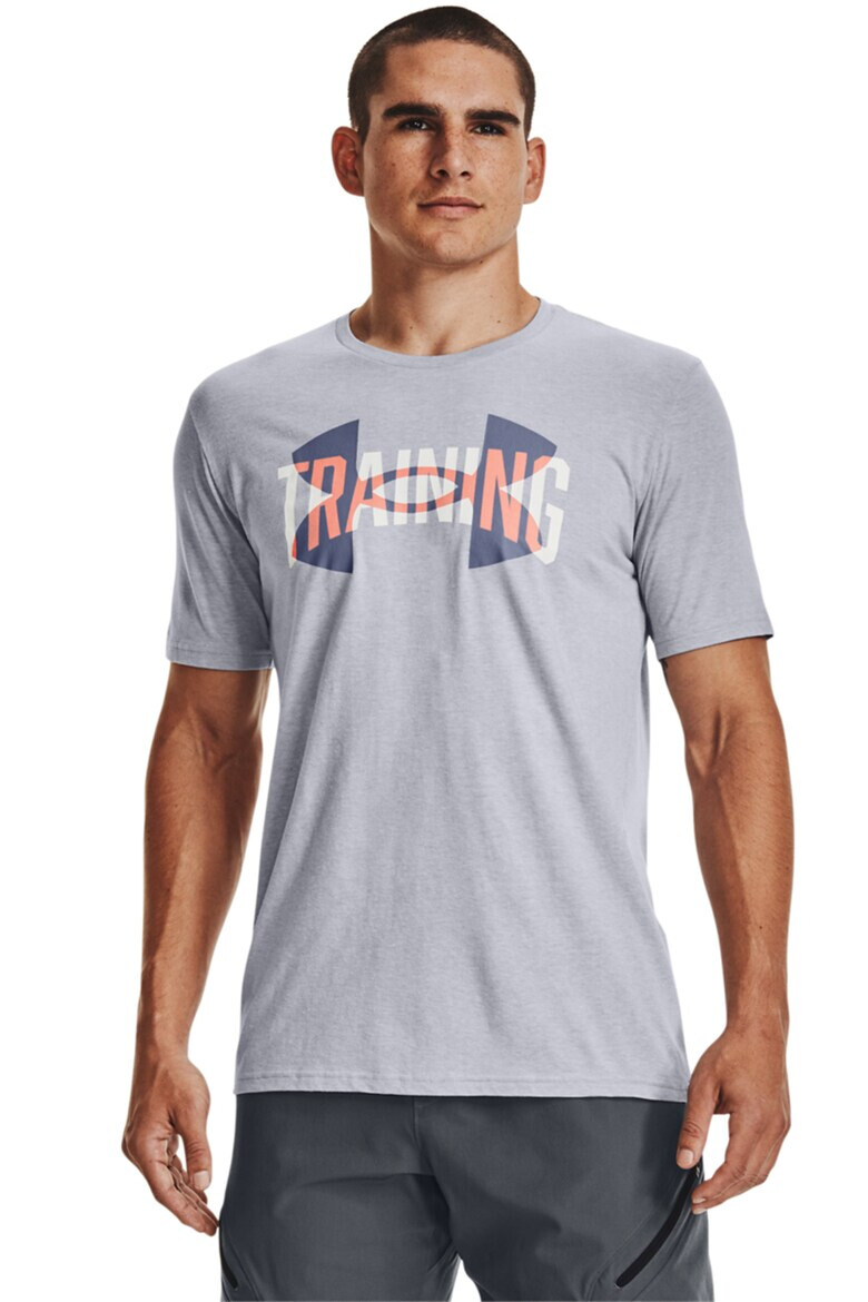 Under Armour Фитнес тениска с лого - Pepit.bg