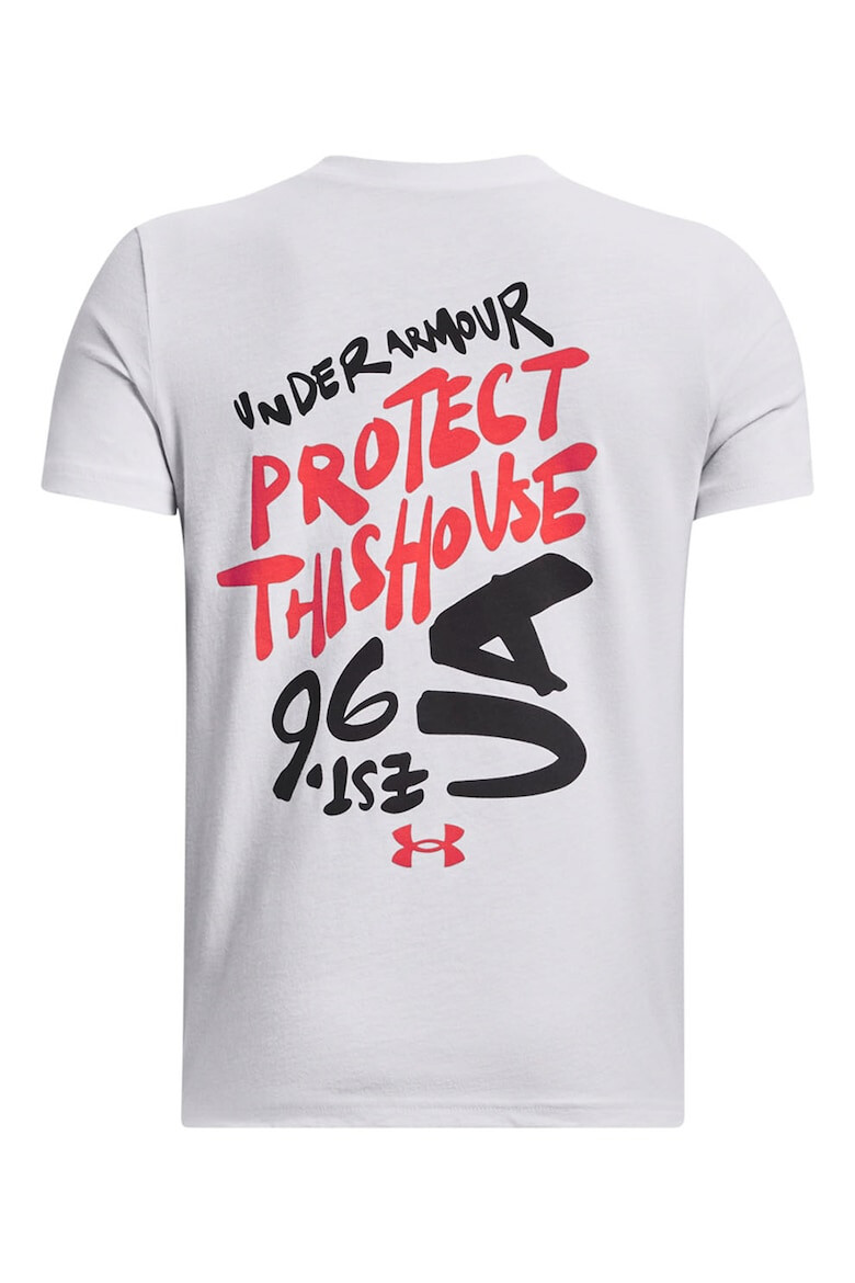 Under Armour Фитнес тениска с лого - Pepit.bg