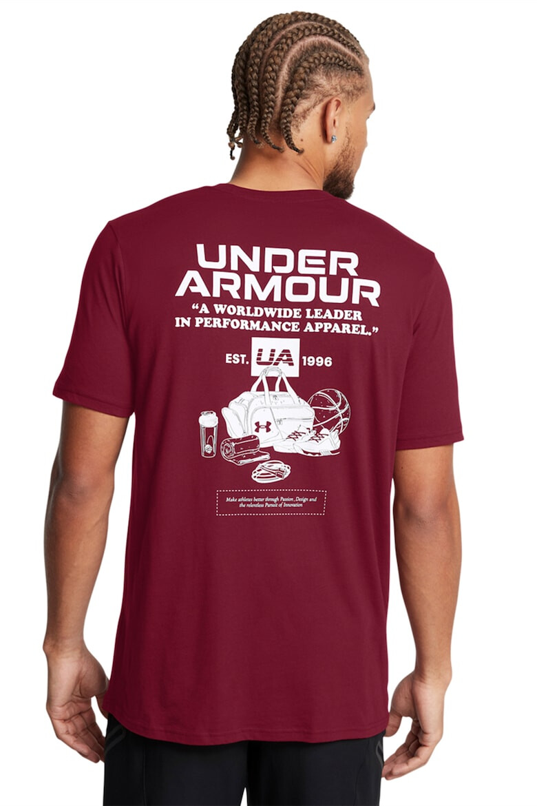 Under Armour Фитнес тениска с лого - Pepit.bg