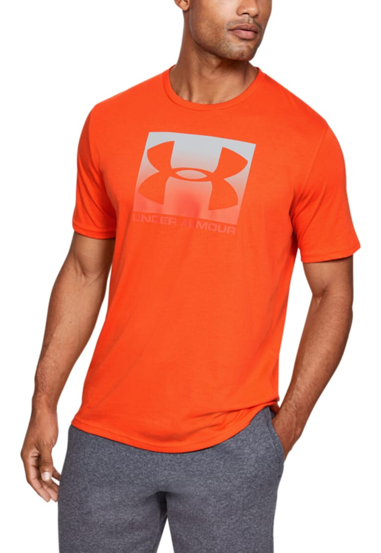 Under Armour Фитнес тениска с овално деколте - Pepit.bg