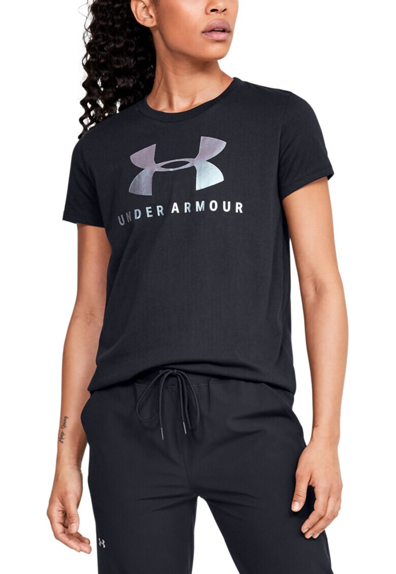 Under Armour Фитнес тениска Sportstyle Classic с лого - Pepit.bg