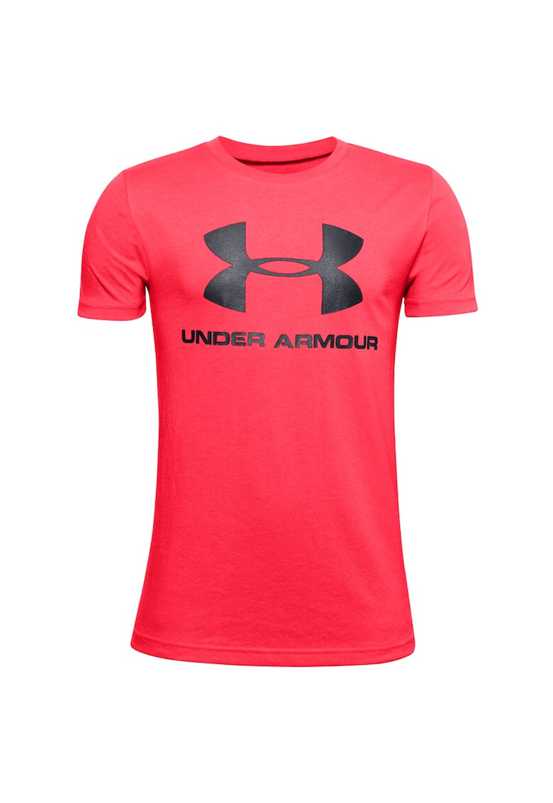 Under Armour Фитнес тениска Sportstyle с лого - Pepit.bg