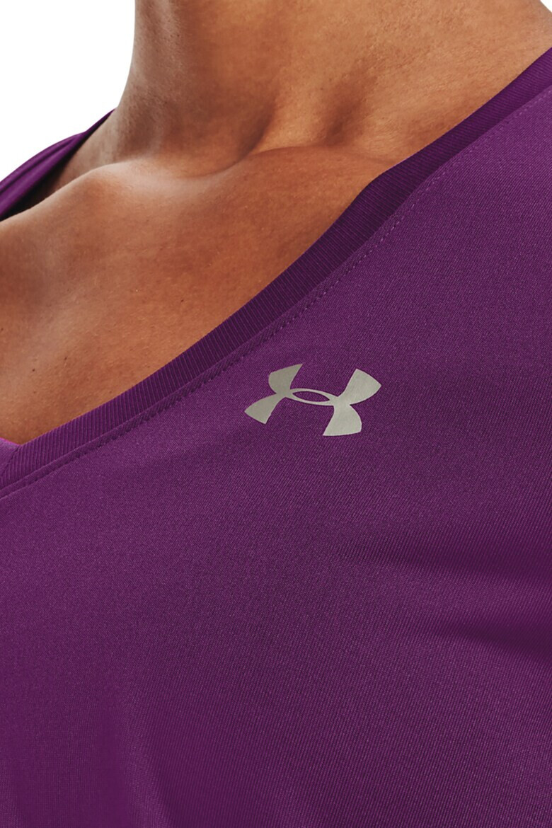 Under Armour Фитнес тениска Tech™ с шпиц деколте - Pepit.bg