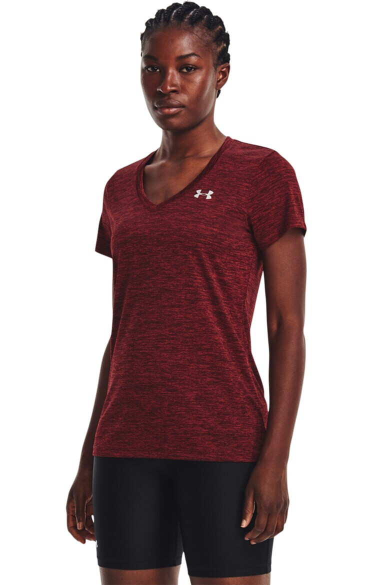 Under Armour Фитнес тениска Tech™ с шпиц деколте - Pepit.bg