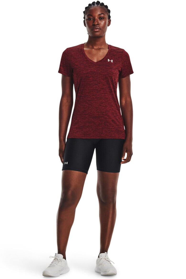 Under Armour Фитнес тениска Tech™ с шпиц деколте - Pepit.bg