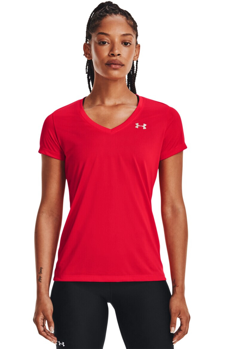 Under Armour Фитнес тениска Tech™ с шпиц деколте - Pepit.bg