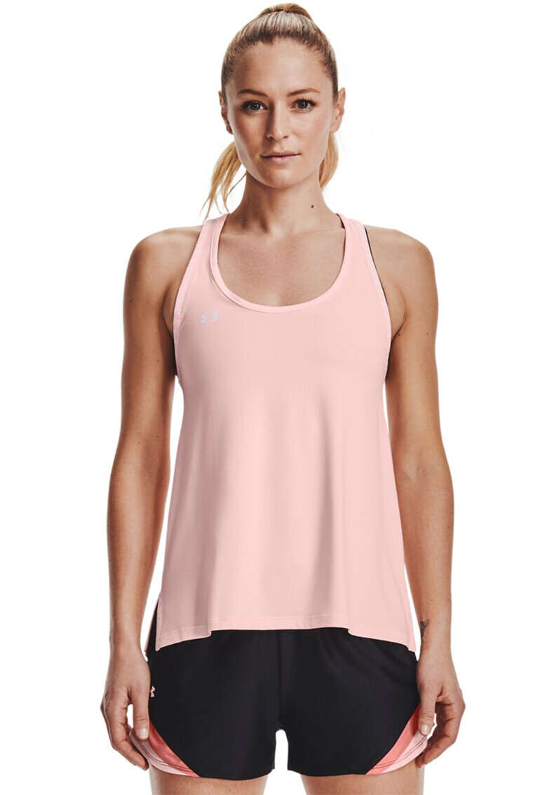 Under Armour Фитнес топ Knockout с лого - Pepit.bg