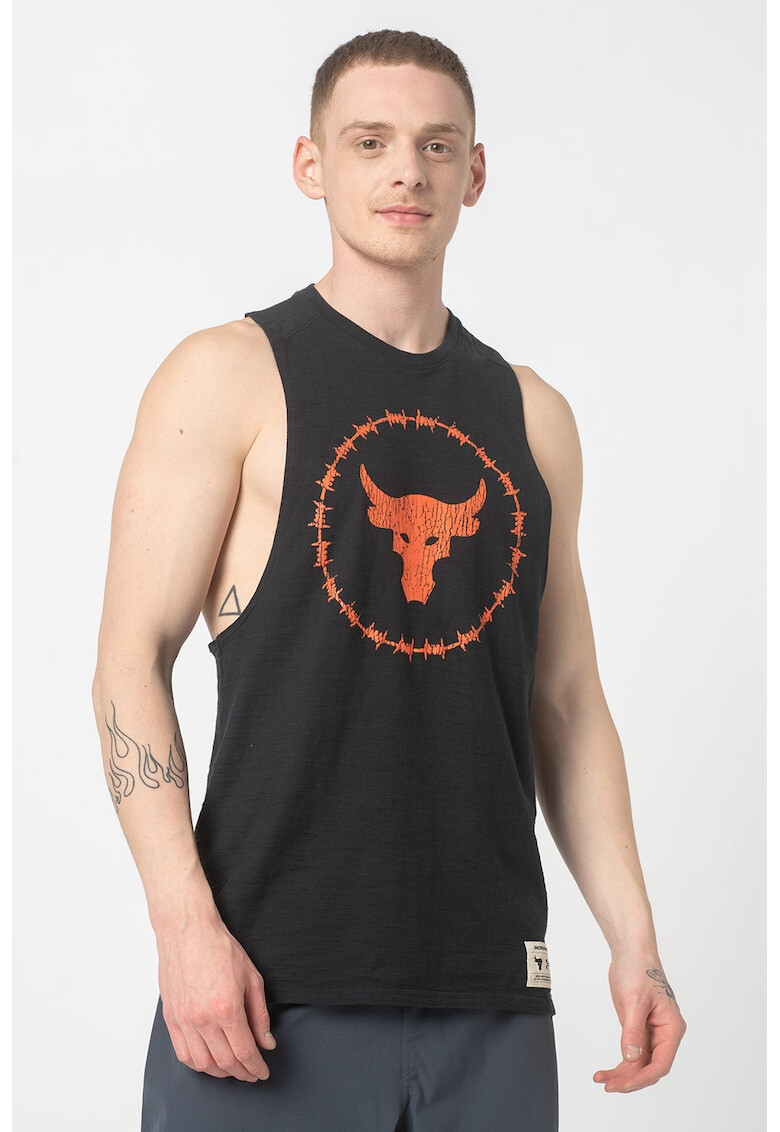 Under Armour Фитнес топ Project Rock - Pepit.bg