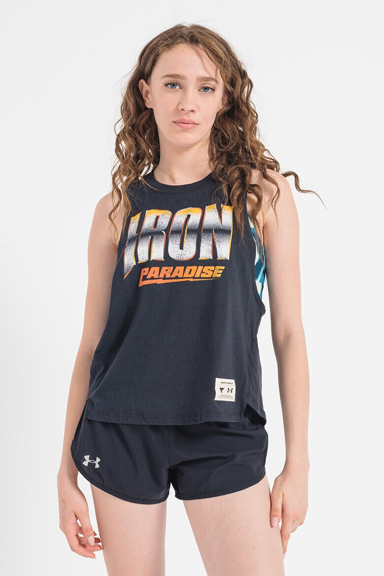 Under Armour Фитнес топ Project Rock Bull - Pepit.bg