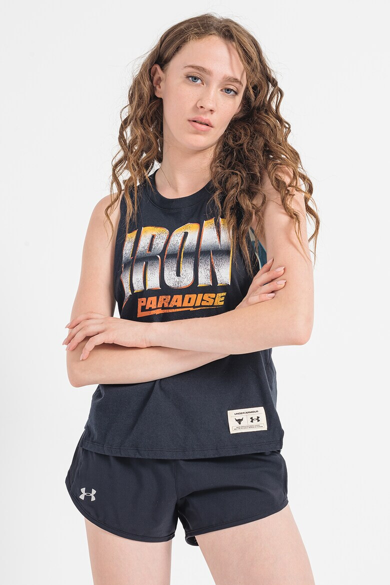 Under Armour Фитнес топ Project Rock Bull - Pepit.bg