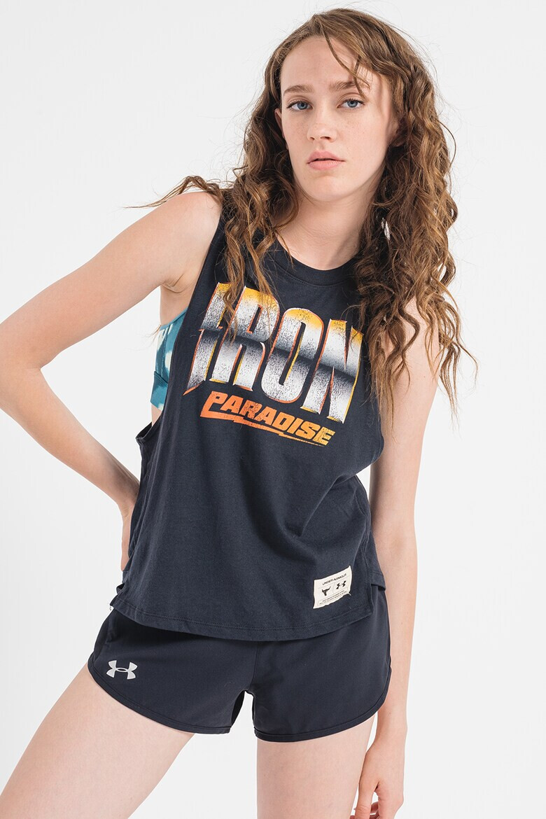 Under Armour Фитнес топ Project Rock Bull - Pepit.bg