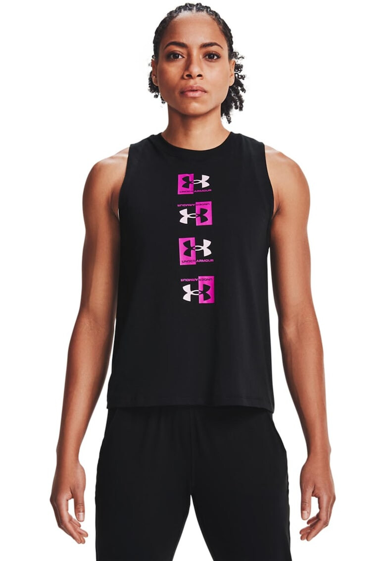 Under Armour Фитнес топ Repeat с лого - Pepit.bg