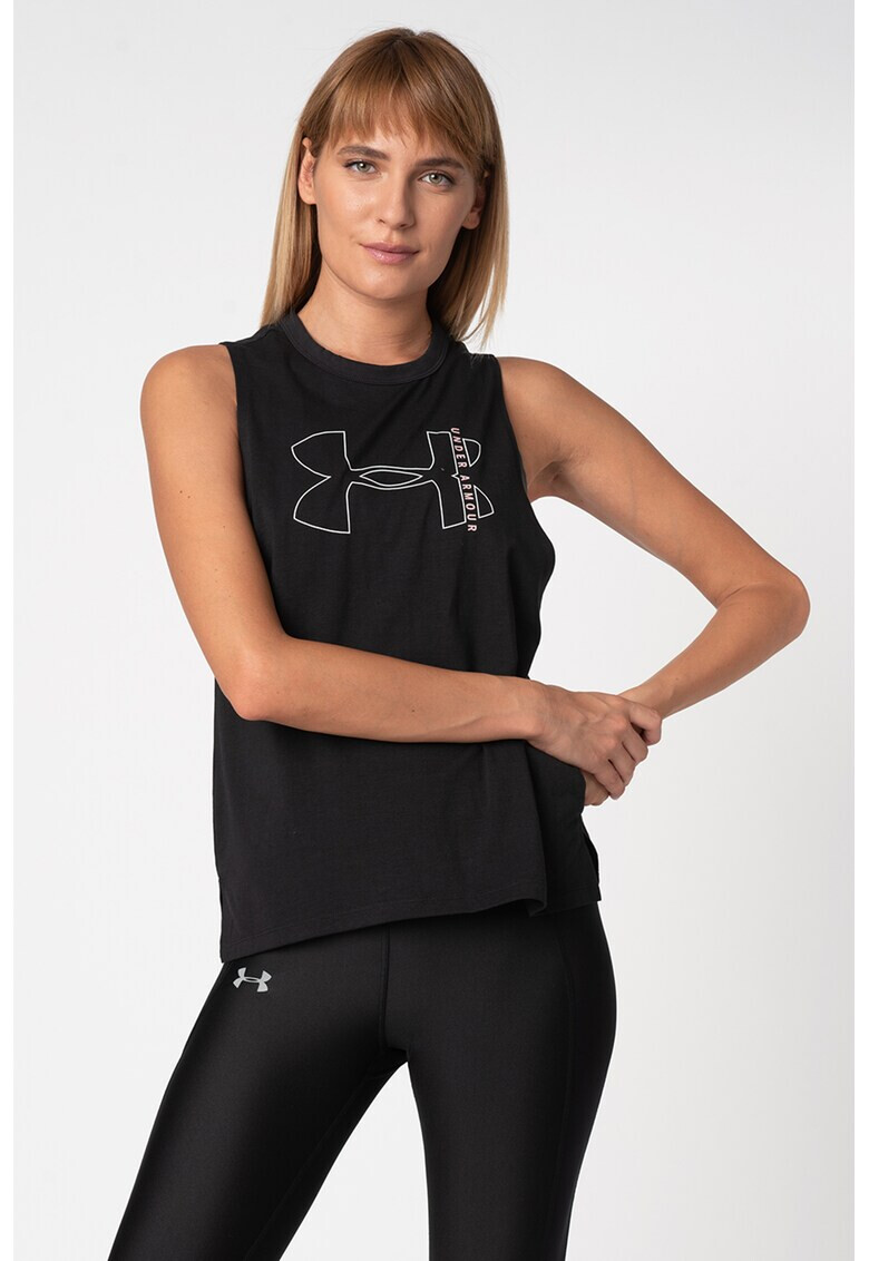 Under Armour Фитнес топ с лого - Pepit.bg