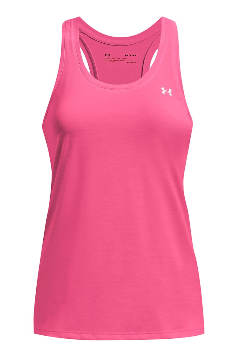 Under Armour Фитнес топ Tech™ с изрязан гръб - Pepit.bg