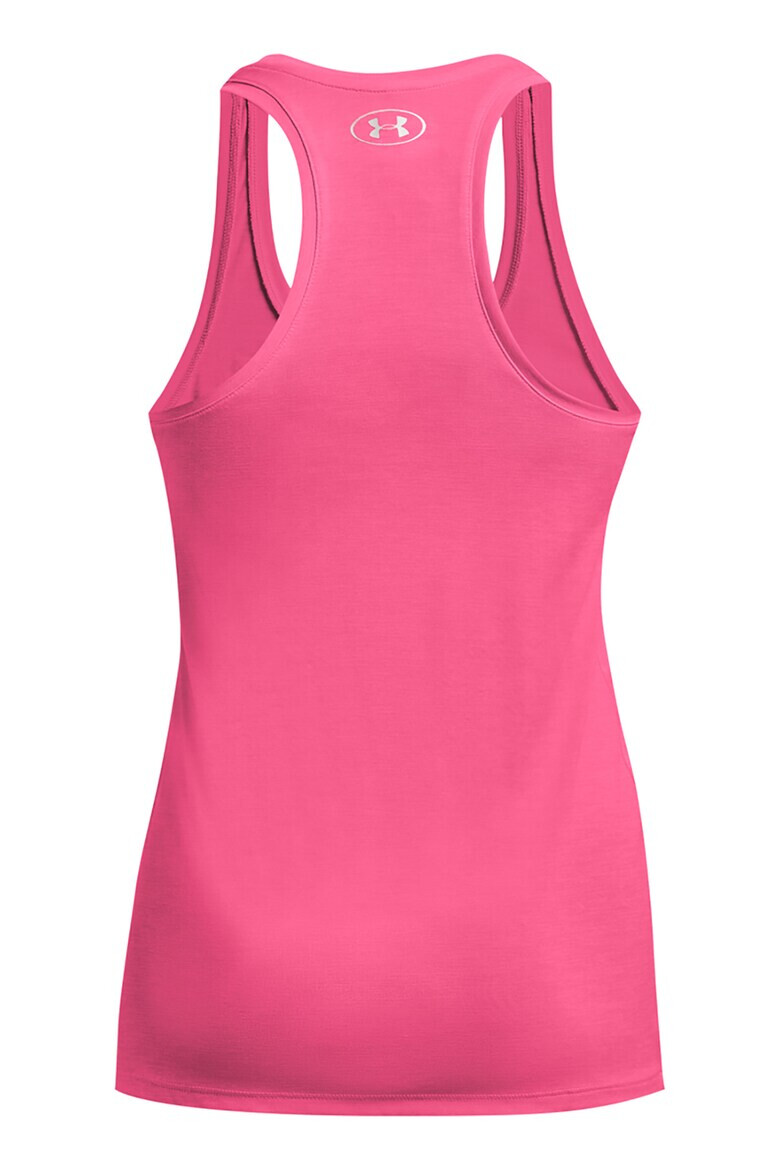 Under Armour Фитнес топ Tech™ с изрязан гръб - Pepit.bg
