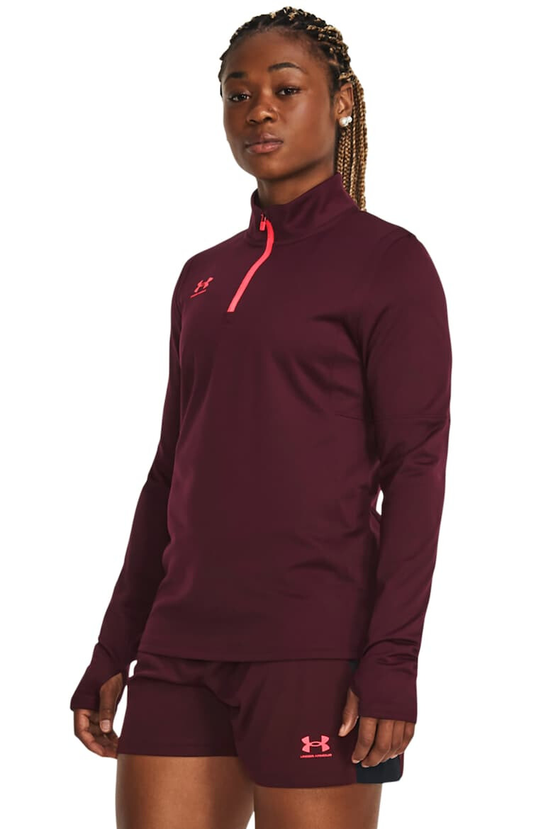 Under Armour Футболна блуза Midlayer с къс цип - Pepit.bg