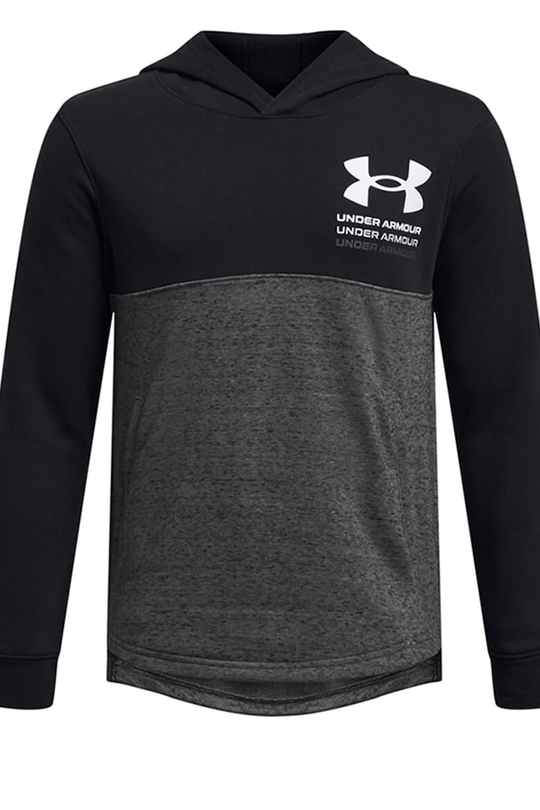 Under Armour Худи Rival с дизайн с цветен блок - Pepit.bg