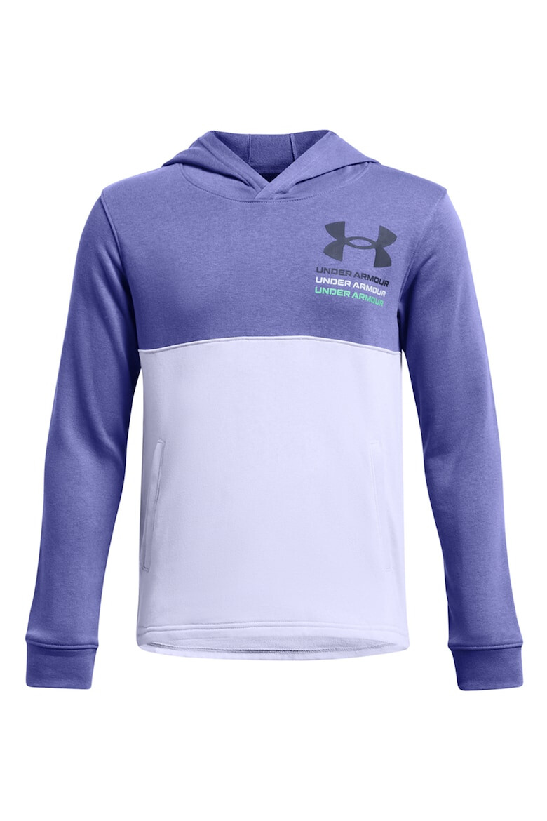 Under Armour Худи Rival с дизайн с цветен блок - Pepit.bg