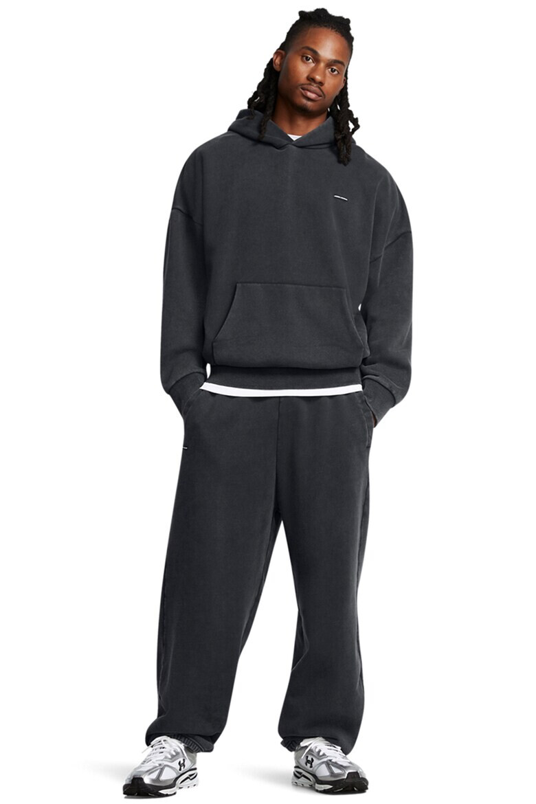 Under Armour Худи с джоб кенгуру - Tъмносив - Pepit.bg