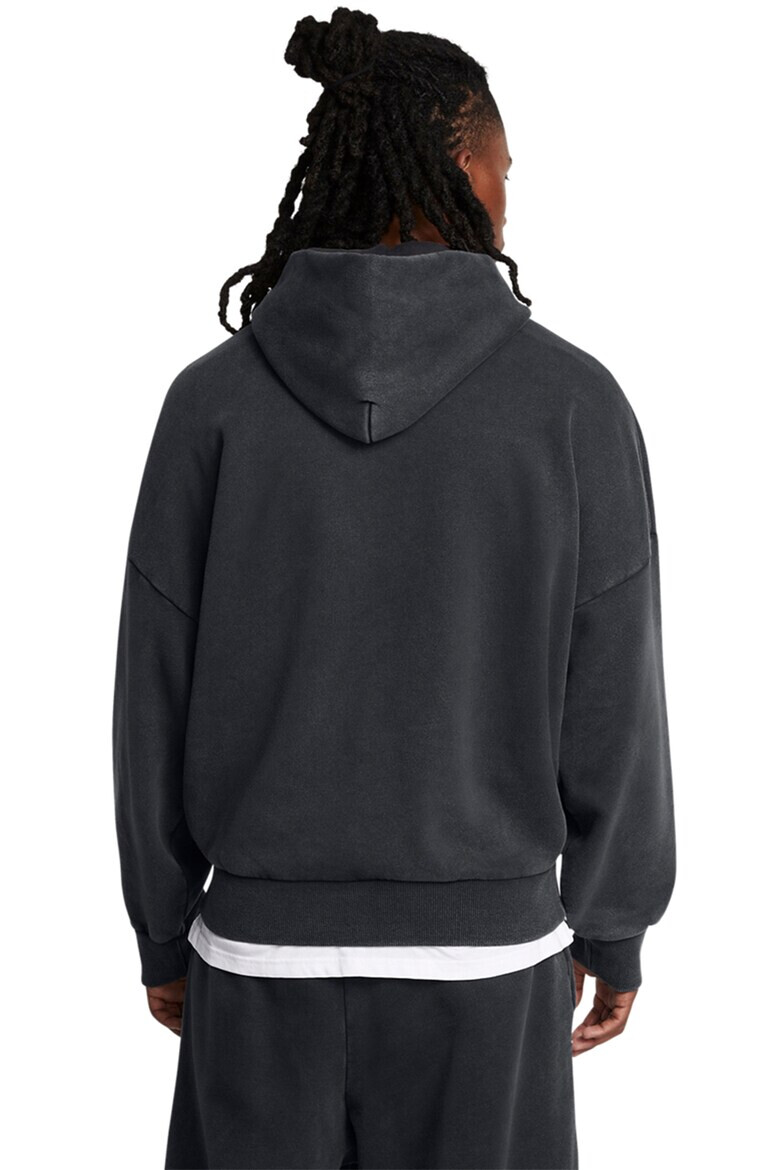 Under Armour Худи с джоб кенгуру - Tъмносив - Pepit.bg