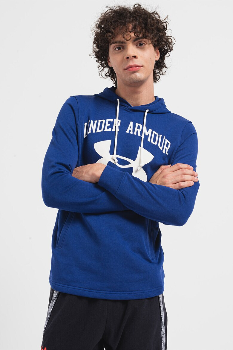 Under Armour Худи за бягане Rival с лого - Pepit.bg