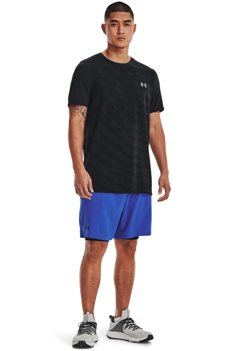 Under Armour Къс фитнес панталон Vanish Woven с дизайн 2в1 - Pepit.bg