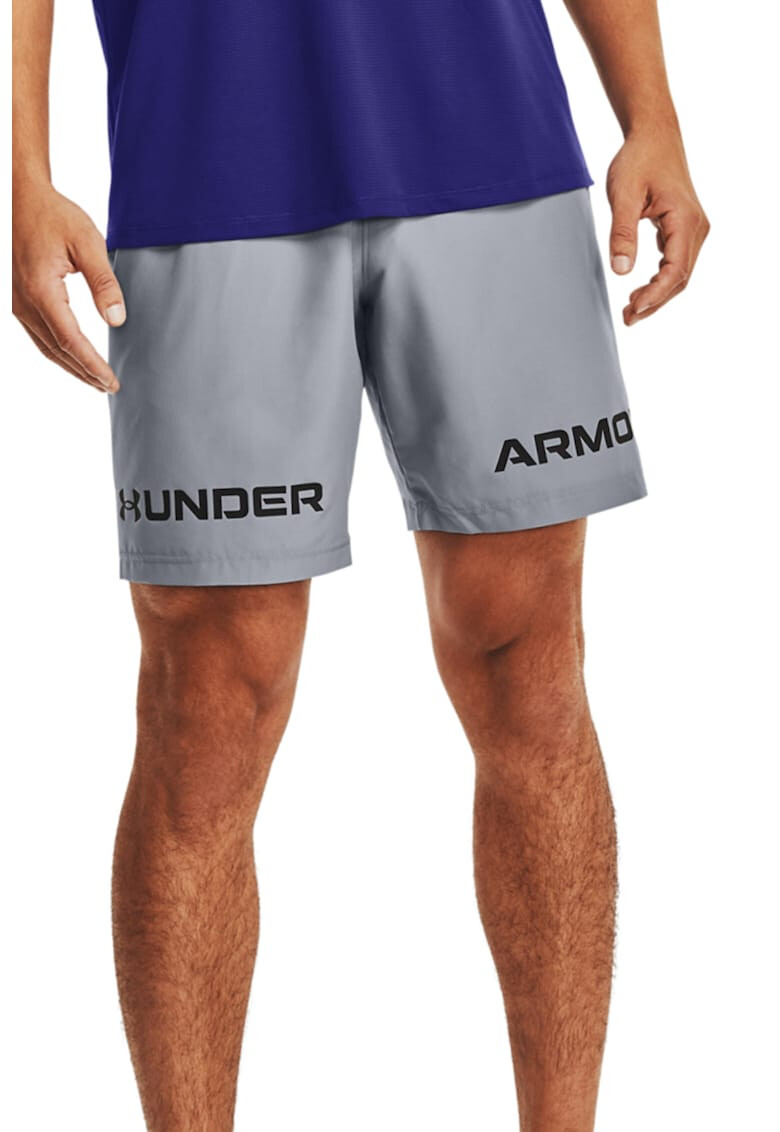 Under Armour Къс фитнес панталон Graphic с лого - Pepit.bg