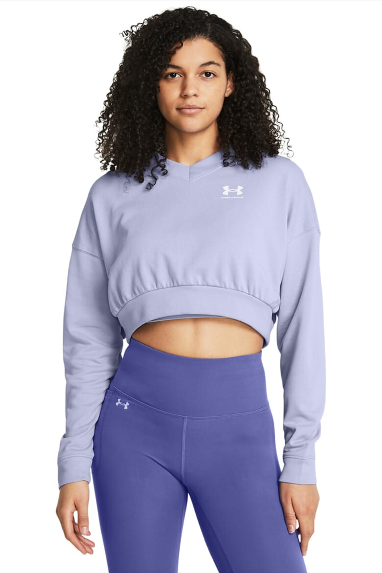 Under Armour Къс фитнес суитшърт Rival Terry - Pepit.bg