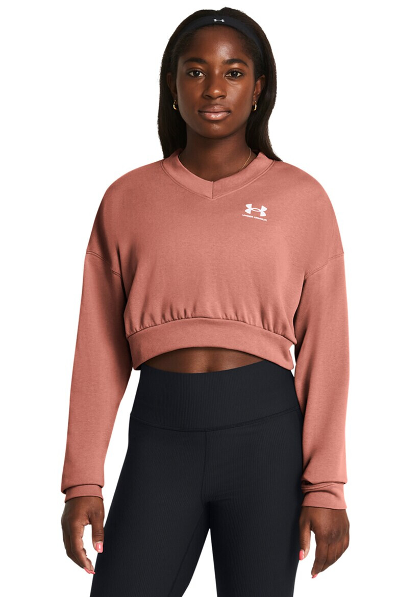 Under Armour Къс фитнес суитшърт Rival Terry - Pepit.bg
