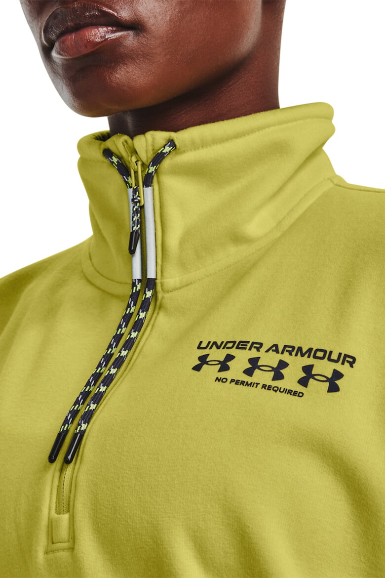 Under Armour Къса блуза за бягане с къс цип - Pepit.bg