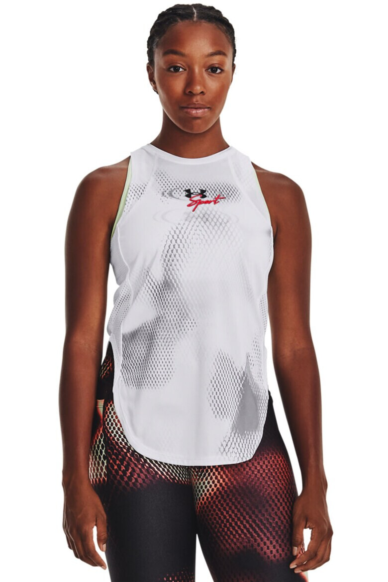 Under Armour Мрежест спортен топ - Pepit.bg