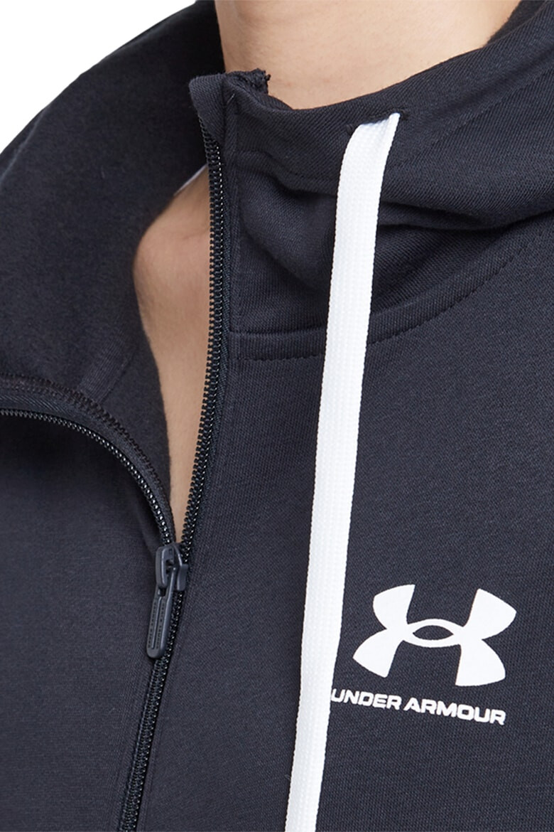 Under Armour Поларено фитнес худи Rival с цип - Pepit.bg