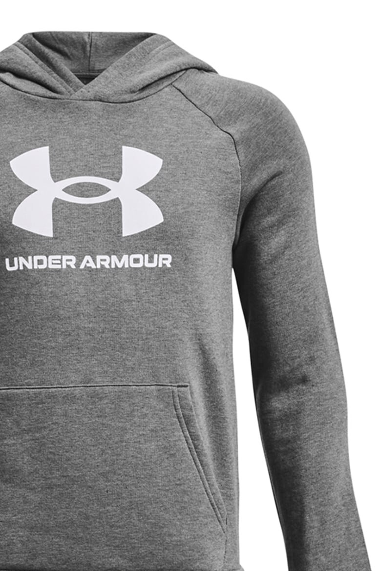 Under Armour Поларено худи Rival за фитнес с лого - Pepit.bg