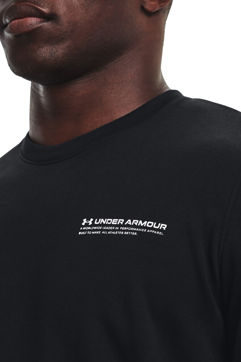 Under Armour Пухен суитшърт Rival с овално деколте - Pepit.bg