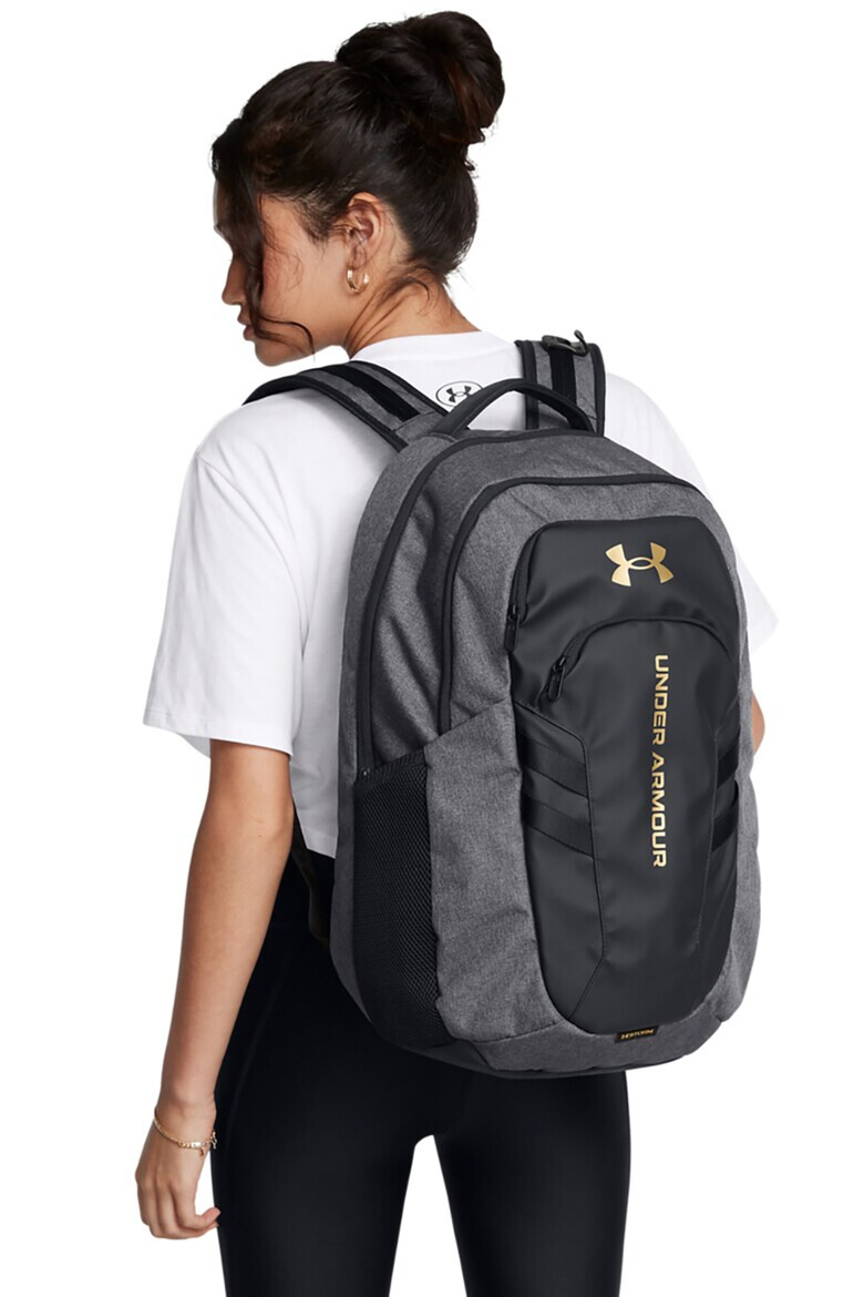 Under Armour Раница Hustlro 6.0 Pro с лого - 31 л - Черен/Сив - Pepit.bg